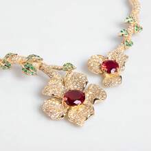 Conjunto de Joias de Moda Feminina 1 set/3 peças, em forma de flor, brincos e colar femininos | Conjunto combinável, adequado para férias femininas | Festa | Presente - Conjunto de joias - Ver 10