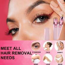 [Painless Epilator] Female Facial Epilator, Female Facial Trimmer, Eyebrow Facial Razor | For Lips, Body, Arms, Beard, Hair And Chin | Painless Epilator, Dual Purpose For Home Travel | Valentine's Day Gift For Mother, Girlfriend