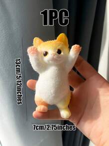 1/8PCS Cute Silicone Simulation Cat, Sticky Stress Relief Toy, Cute Stuff, Taba Squishy, Injectable Bubbles, Travel Portable Fidget Squeeze Toys, Squisy, Blue For Boys, Pink For Girls, Perfect For All Ages Austism, Ideal Holiday Gifts, Small Cute Fun Gift, Fun, Kids Games, Kids Toys, Boy Games, Girl Games, Children's Games, Easter Gifts, Party Bag Fillers, Christmas Stocking Fillers, Fidget Toys, Kids Party Favors[Eyes Random]