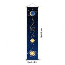 月相壁挂挂毯和月亮横幅，用于巫术美学房间装饰，天体占星术精神墙壁艺术，适用于卧室客厅宿舍