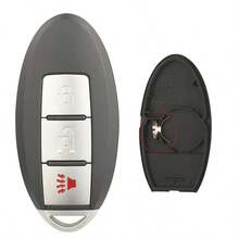 精御琴 3/4/5BTN 汽车遥控钥匙壳 适用于 Nissan Cube Juke Versa Note X-Trail Qashaqai Sunny Juke Altima TIIDA Murano Maxima - 多款式 - 查看 10