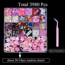 3980 Pcs Junk Case Charms Kit For Phone Case,Slime Craft,Cute Nail Art Charms - C1#Gaya 3 - View 4