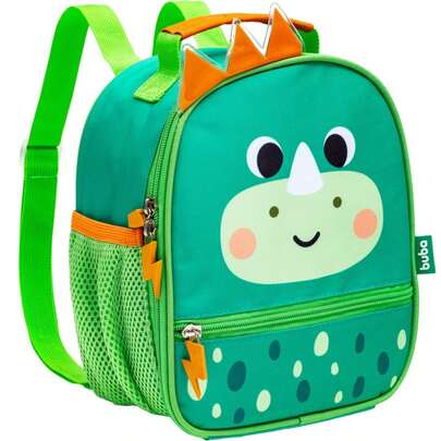 Mochila Pequena Lancheira Térmica Infantil Multiuso com Zíper Alça Ajustável Buba