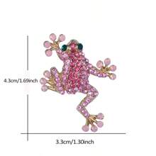 1 Peça Broche Casual e Fofo de Liga de Zinco com Formato de Animal: Sapo, Beija-flor, Abelha, Lagarto, Tartaruga, para Casaco, Bolsa, Chapéu, Presente Especial de Festival, Mochila Escolar