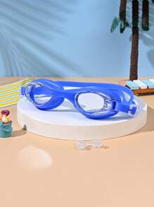 1 Set Of Children's Anti-Fog High-Definition Swimming Goggles, Waterproof And Anti-Fog High-Definition Professional Diving Goggles Swimming Equipment - Silicone Waterproof Swimming Goggles, Professional Training Swimming Goggles