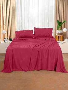 Premium Percal Flex Fitted Sheet - LC - Color caoba - Ver 4