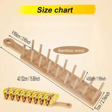 Soporte de bambú para calentar y mantener tortillas, que acomoda 8 tortillas blandas o duras, organizador de dispensador de tortillas