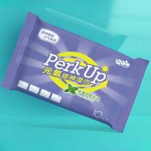 10pcs/Pack Halloween Cooling Wet Wipes, Refreshing Mint Scented Cleansing Wet Tissues, Portable Travel Size Wet Wipes For Daily Use
