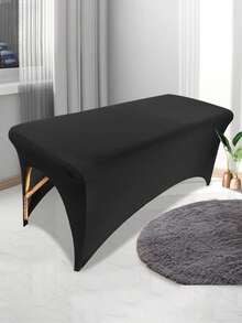 6ft Stretch Tablecloth, Suitable For Wedding, Party, Beauty Salon, Hotel, Birthday, Rectangular - Multicolor - View 9