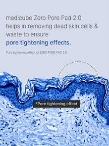 Medicube ZERO PORE PAD 2.0, Dual-Sided Pads, Pore-Blurring, 60-Second Refresh, Sensitive Skin , Travel- Case, Pre-Soaked Tonic, Texture-Refining Finish, Post-Workout Clarifying, Night Recovery|K-Beauty| 155g/5.46oz