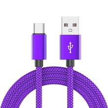 3-Pack USB-C Fast Charging Cables [3.3/6.6/10 Ft] USB-A To C Nylon Braided Charging Cords, C-Type Data Sync Cables Compatible With Samsung Galaxy A14 5G A13 A54 A53 A23 A24 A03s S23 S22 Ultra S21 S20, Compatible With IPhone 16, 16 Pro Max, 15, 15 Plus, 15 Pro, 15 Pro Max, Redmi, OnePlus And Android Phones, Compatible With Type-C Chargers - Multicolor - View 9