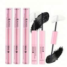 [72-Hour Long-Lasting Adhesive] 1/2/3 Pack Hypoallergenic 2-In-1 Eyelash Glue & Setting Liquid | 72-Hour Long-Lasting Adhesive, Latex-Free, Waterproof | Suitable For DIY Cluster Lashes, Homemade False Lashes Makeup Tools | Mixed Black Eyelash Extension Glue - Pink - View 4