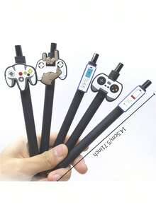 1/3 件创意圆珠笔、游戏控制器贴纸、中性笔、学生礼品笔、学校文具、适合学生、成人、教师、创意礼品、书写笔、马克笔、中号笔尖、学校用品、文具学校用品、返校 - 均碼 - 查看 2