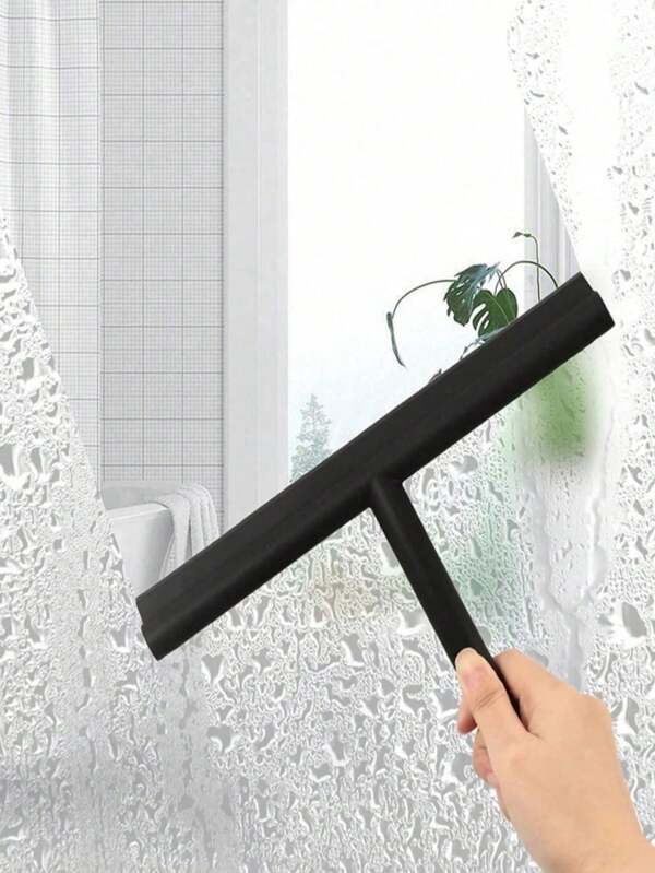1 Piece Of Wiper God Glass Bathroom Floor Soft Rubber Glass Wiper For Office And Home Use, Suitable For Bathroom And Kitchen Home Bathroom Decoration In Fall Decor
