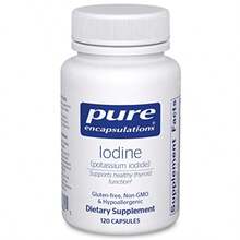 Suplemento de Yodo Puro de Encapsulaciones para apoyar la tiroides y mantener un metabolismo celular saludable con yoduro de potasio premium, 120 cápsulas - como en la foto - Ver 1