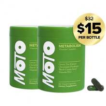 MOTO - Metabolism Boosting Capsule - 30 Servings Healthcare Supplement Vitamin Dietary Edible Fitness - 60 viên nang/lọ - Xem 2