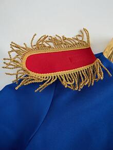 3pcs Prince Costume Set, Suitable For Boys To Wear For School Book Week, Pantomime Performance, And Book Character Day - Blue and White - View 6