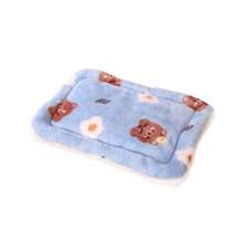 ITANDME Meerschweinchen Bett Karotten Kaninchenbetten Igel Bett Hamsterbett Indoor Kleine Tier Weiche Matte, niedliche 3 Farben weiche waschbare Cartoon-Grafik Rattenmatratze mit Kaschmirkügelchen, Kleintier-Bett für Hamster, Mäuse, Meerschweinchen, Hasen