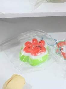 1pc Ice-Cold Watermelon Cat Paw Squishy Toy, Cat Claw Squeezing Toy, Super Soft Stress Relief Squeezing Toy, Cat Paw Pressure Release Toy, Soft, Sticky TPR Cat Claw Squeezing Fun Toy, Stress Relief Toy, Festival Toy, With Or Without Lanyard, Shipped Randomly, Gift For Boys And Girls, Gift For Birthday, Gift For Party