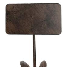 Cast Iron Rustic Western Farmhouse Flying Pig Chalkboard Pole Sign Figurine - as pic - View 6