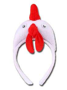 Suprimentos para Festa de Fantasia Tiara de Galo, Decorações de Peça de Cabeça para Festa de Festival, Tiara de Galinha para Halloween