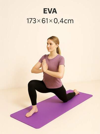 Esterilla de yoga EVA de 4 a 6 mm, resistente a la humedad y antideslizante, para picnic, para exteriores y uso funcional.