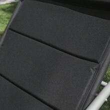 SoBuy Cojín ergonómico acolchado con reposacabezas para mecedora de jardín, color negro OGS28-P02 Muebles de Jardín y Terraza, Muebles de Terraza, Muebles de Jardín Negro estilo nórdico, estilo sencillo