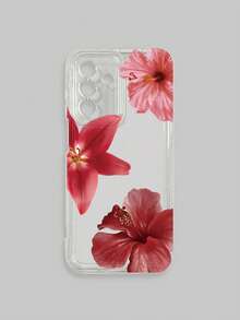 迷人红花设计 - 时尚透明手机壳 - Seekers，逼真百合印花透明手机壳，兼容 ，兼容 和 Galaxy，手机壳，17 Pro Max 手机壳，兼容 和 Galaxy 的保护壳，兼容 13 手机壳，兼容 15 手机壳 - 彩色 - 查看 39