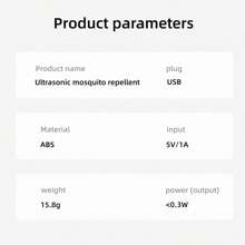 Bedroom Insect Repellent, Home Mosquito Repellent, Outdoor Garden Ultrasonic Mosquito Repellent, Travel Essential, Harmless To The Human Body, Suitable For Rooms, Living Rooms, Bedrooms, Kitchens, Camping