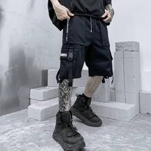 XYXIONGMAO's Joggers Techwear Black Hop Cargo Shorts Streetwear Sweatpants Cargo Pants