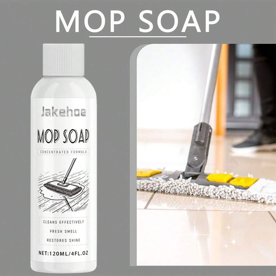 Jabón para fregonas para la limpieza de pisos - Limpiador de suelos multiusos para baño y cocina con fórmula de lujo y fragancia duradera (120ml) - Blanco - Ver 1