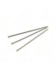 1000/500pcs Safety Pins, Brooches, Sewing Pins, 1 Inch Flat Head Pins Suitable For Quilting, Sewing, Jewelry DIY, Elegant Satin Finish Pins (1000/500/400/300/200/100pcs) - CT04 - View 3
