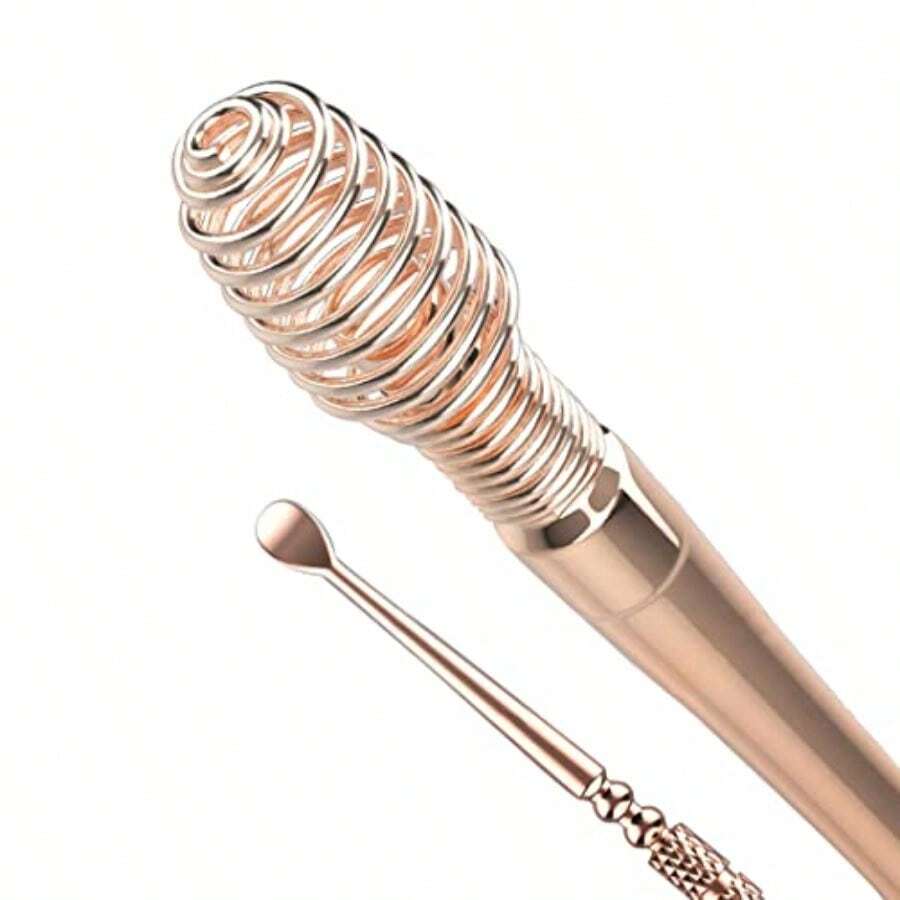 Spiral Ear Wax Remover Ear Cleaning Tool Ear Wax Removal Tool Ear Cleaner Ear Wax Removal Kit Spring Ear Wax Cleaner Tool Set - 如圖 - 查看 1