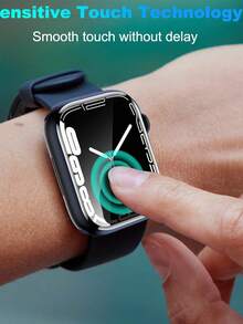 3 件装 Ultra/SE/Series 1-10 (49 毫米-38 毫米) 软屏幕保护膜 - 3D 曲面、全覆盖、高清防水 - 手表配件