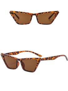1 Pair Triangle Cat Eye Fashion Glasses For Women, Wear Makes You Look Youthful, Stylish And Charming, Suitable For Party, Business, Travel, Dining, Photography, Festivals And Accessories