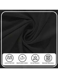 6ft Stretch Tablecloth, Suitable For Wedding, Party, Beauty Salon, Hotel, Birthday, Rectangular - Multicolor - View 5