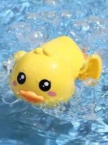 1个可爱小鸭洗澡玩具，适合婴幼儿 - 儿童游泳池玩具，幼儿感官玩具，游泳戏水玩具，婴儿用品，婴儿配件，减压玩具，游戏，生日礼物，圣诞礼物，万圣节礼物（款式随机） - 彩色 - 查看 5