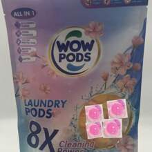 8 volte più potente per la pulizia, Detersivo in capsule tutto in uno - senza profumo, senza coloranti, 5 varietà (rosa, arancione, verde, blu, viola) - super morbido, di lunga durata, durevole, detersivo per bucato senza profumo | capsule per bucato inodore | detersivo per bucato durevole