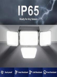 278 LED Solar Smart Light With 4 Adjustable Heads, Featuring 3 Lighting Modes And Rating, Suitable For Home Gardens And Outdoor Security Lighting.