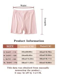 5 chiếc quần legging bó sát cho bé gái, nhẹ và thoải mái, thích hợp mặc mùa hè, giúp tránh lộ hàng ngoài ý muốn. - Nhiều màu - Xem 7