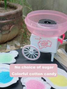 SCISHARE 500W Retro Cotton Candy Maker, Comes With Cotton Candy Sticks And Sugar Scoop, Easy To Use And Clean, Perfect Home Appliance For Kids Parties, Halloween, Christmas, Birthdays, Family Entertainment (Cotton Candy Maker) - EU F Type Plug(220-240V) - View 9