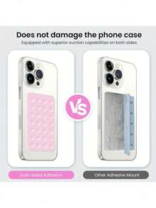 3个硅胶手机防滑吸盘，28个硅胶吸盘自粘吸盘垫，手机防滑贴，移动电源吸盘，兼容、安卓手机，生日礼物，送给家人、朋友的手机支架，手机托架，手机配件 - 彩色 - 查看 6