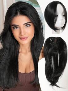 Synthetic Hair Topper, 10 Inch Women Hair Toppers For Thinning Hair, Topper Wig Hair Coverage Natural Hairpiece - Multicolor - View 13