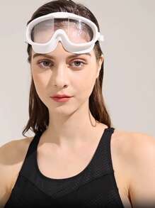 Large Frame Swimming Goggles, High-Definition Waterproof Anti-Fog Unisex Professional Adult Swimming Goggles