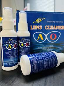 Cai Baipingsi 60ml Lens Cleaning Liquid 60 Ml Glasses Care Agent Lens Cleaning Agent Glasses Cleaning Liquid / Lens Cleaning Agent / Glasses Cleaner / Lens Care AgentDependable: ZEISS Lens Cleaner And Microfiber Cleaning Cloth Work Together To Provide A Streak-Free Finish Suitable For Everyday Use.