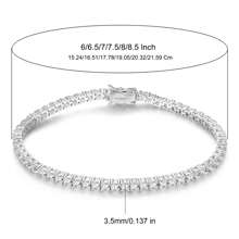 MDFUN 1 pièce Collier de tennis orné de rhinestones et de zirconium, à la mode et polyvalent, convenant pour le port quotidien des hommes et des femmes