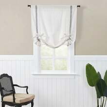 Pantalla de algodón con efecto filtro de luz tipo globo - Marfil - 42"X63" - 1 panel - marfil - Ver 1