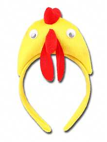 Suprimentos para Festa de Fantasia Tiara de Galo, Decorações de Peça de Cabeça para Festa de Festival, Tiara de Galinha para Halloween