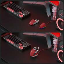 Souris de jeu sans fil ultra-légère 11g avec bande antidérapante, dock de chargement RVB, PixArt PAW3311, souris PC sans fil/Bluetooth/2,4 GHz, 22 000 DPI, 5 boutons programmables pour PC