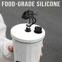 Silicone Cowboy Hat Straw Toppers, 6 Pcs, Detachable Decoration, Compatible With Stanley Cup 30oz/40oz & Other 10mm Straw Tumblers